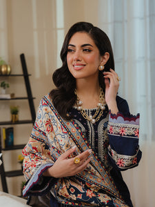 Dhanak 3-Piece Embroidered Dress D-GD 74
