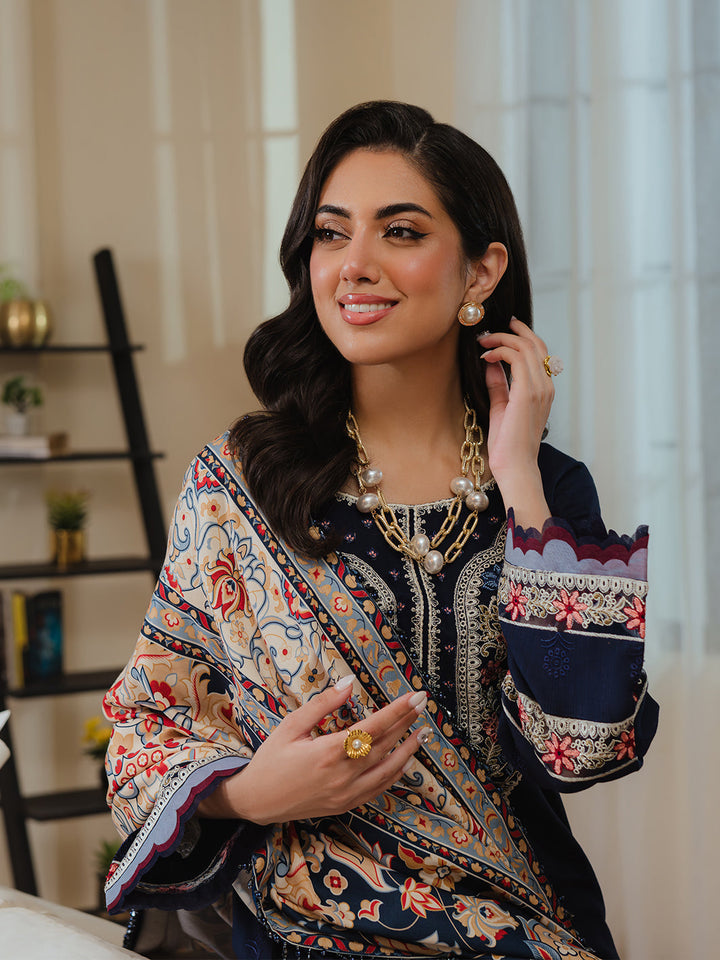 Dhanak 3-Piece Embroidered Dress D-GD 74