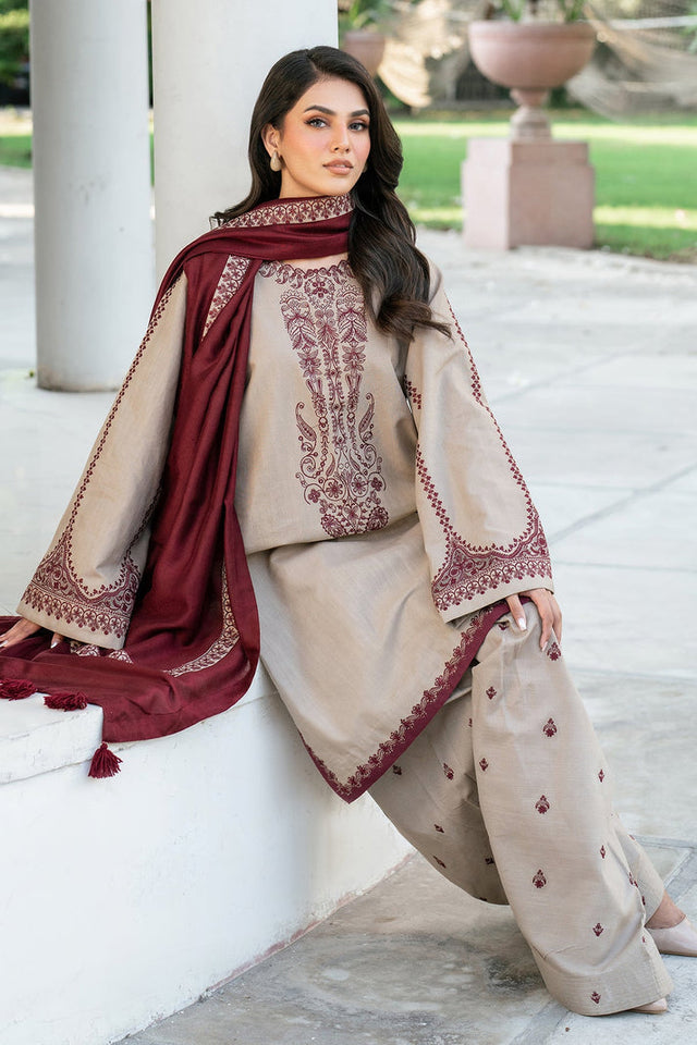 Dhanak 3-Piece Embroidered Dress D-GD 48