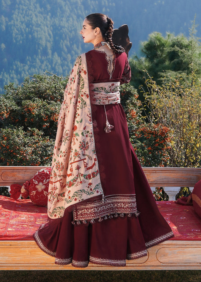 Dhanak 3-Piece Embroidered Dress D-GD 77