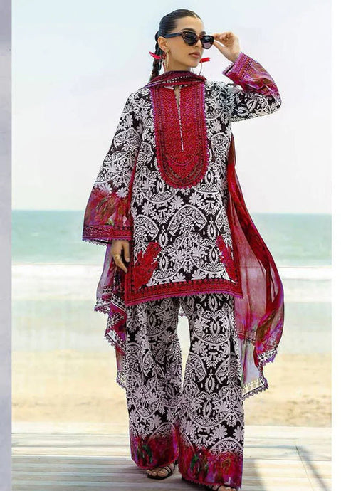 KY- Lawn Dress D- 093