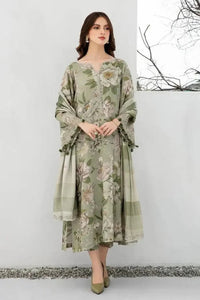 KY- Lawn Dress D- 011