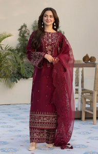 KY- Lawn Dress D- 044