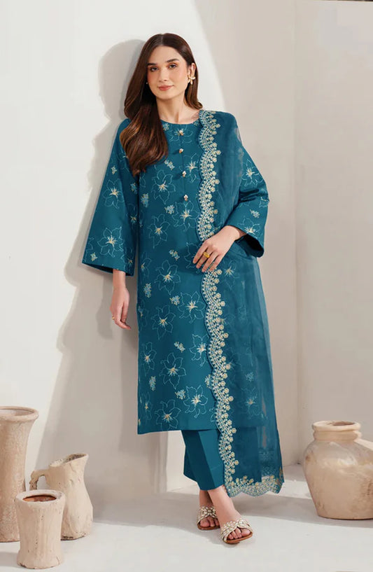 KY- Lawn Dress D- 168