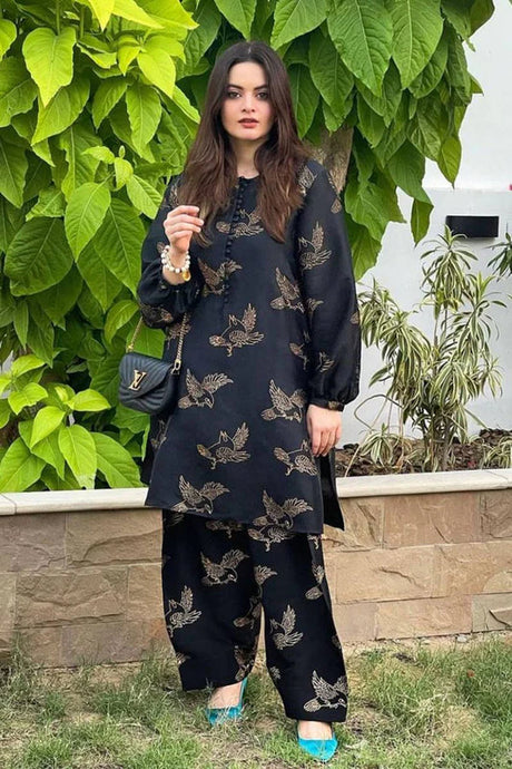 KY-1090 Printed Airjet Viscous Silk two Piece