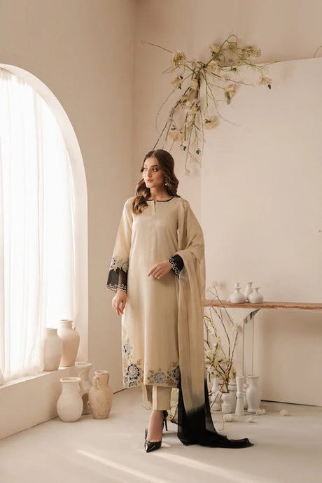 KY- Lawn Dress D- 082