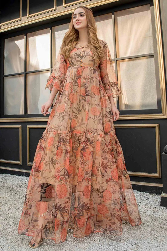 KY- Lawn Dress D- 147