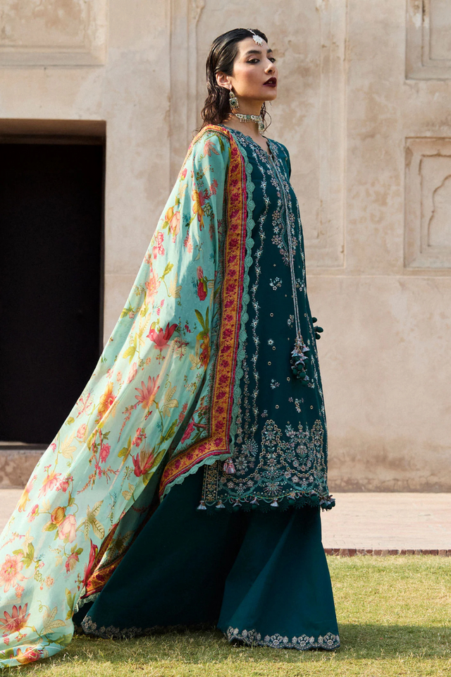 Dhanak 3-Piece Embroidered Dress D-GD 62