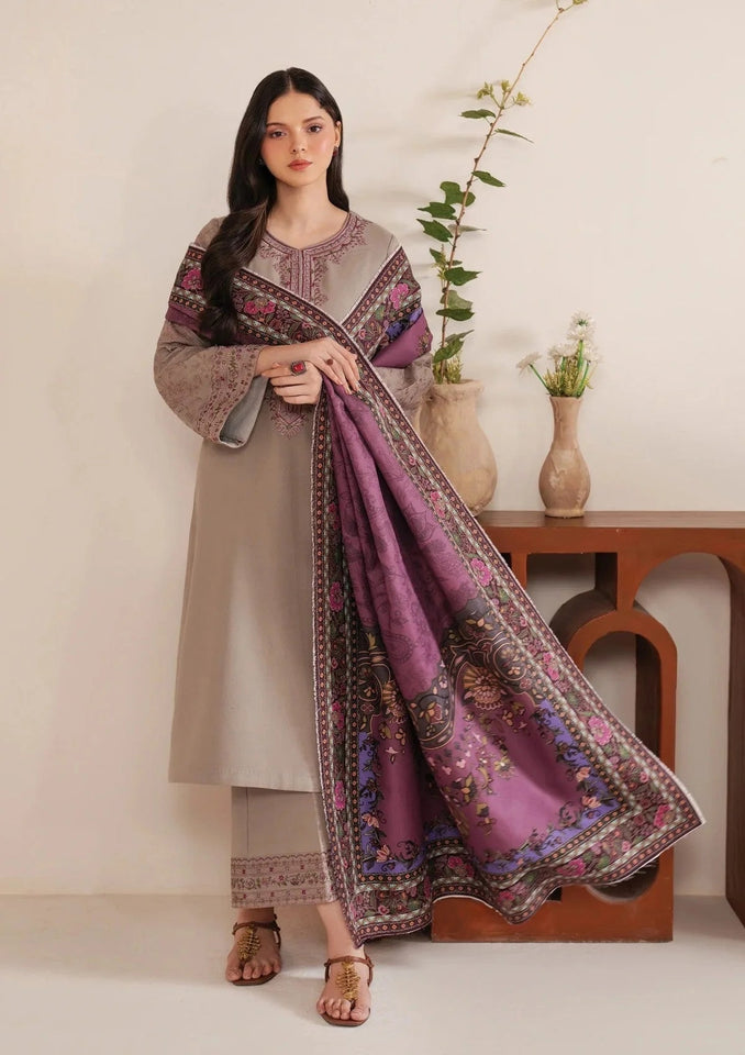 Dhanak 3-Piece Embroidered Dress D-GD T18
