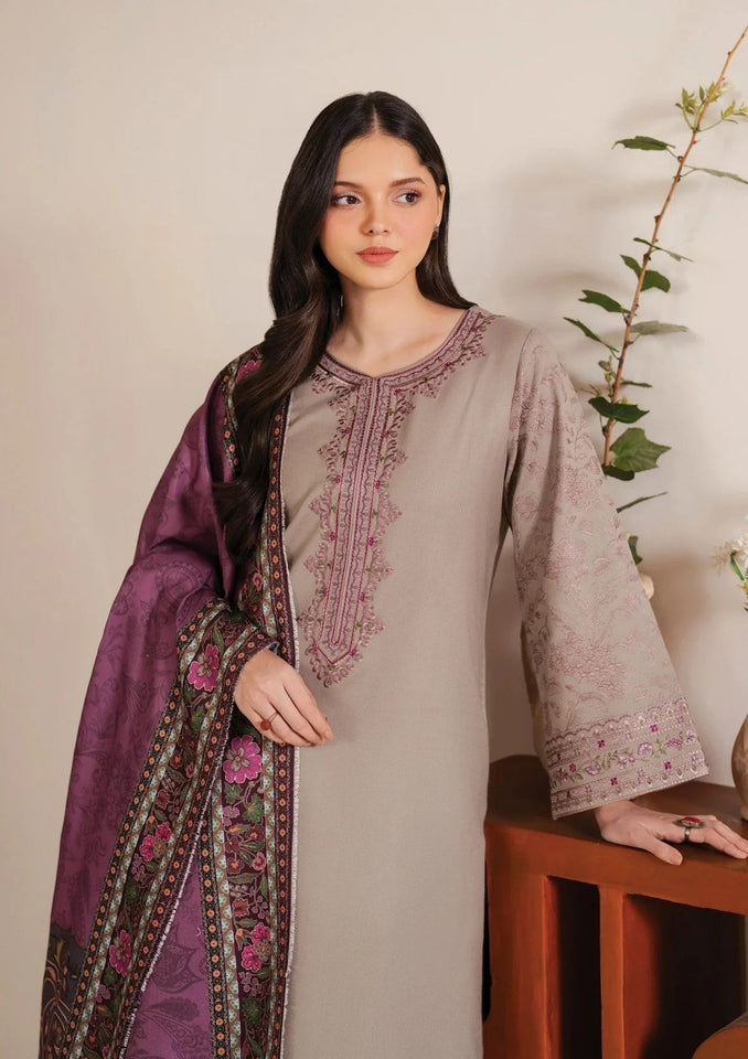 Dhanak 3-Piece Embroidered Dress D-GD T18