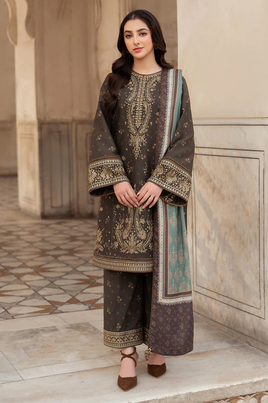 KY- Lawn Dress D- 038