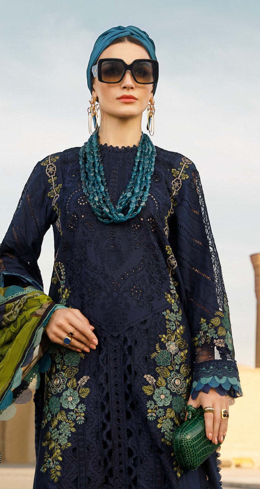 Dhanak 3-Piece Embroidered Dress D-GD T33
