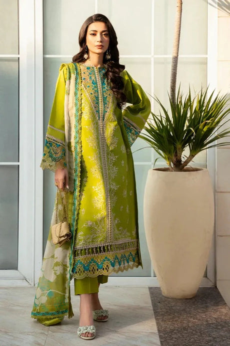 KY- Lawn Dress D- 061