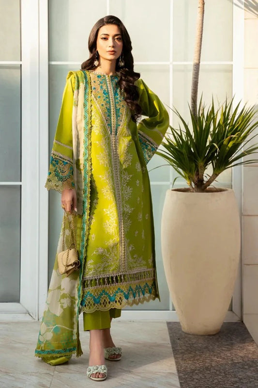 KY- Lawn Dress D- 061