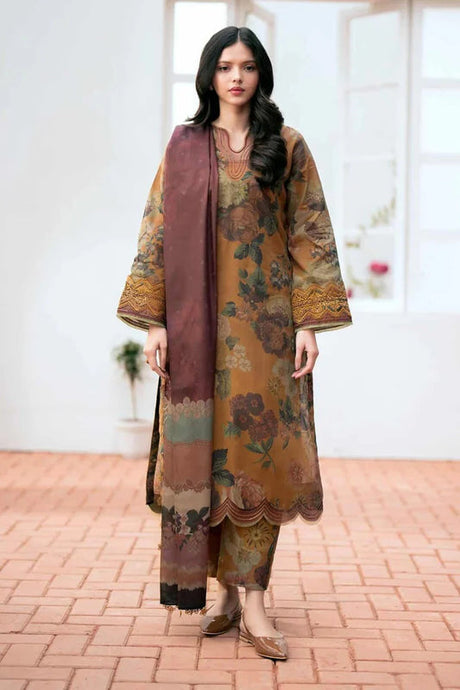 KY- Lawn Dress D- 004
