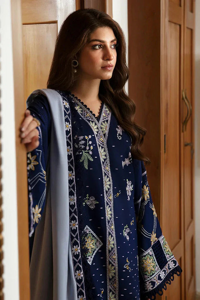 Dhanak 3-Piece Embroidered Dress D-GD 70