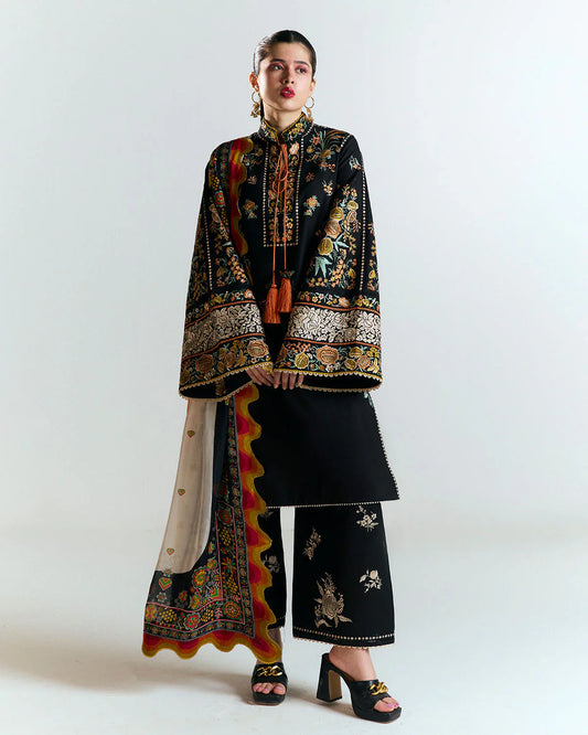 KY- Lawn Dress D- 048