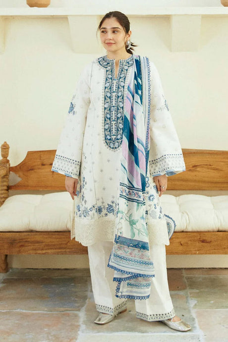KY- Lawn Dress D- 033