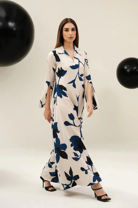 KY-724 Printed Airjet Viscous Silk two Piece