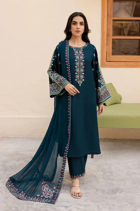KY- Lawn Dress D- 006