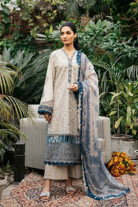KY- Lawn Dress D- 085