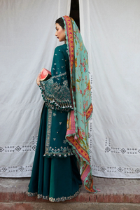 Dhanak 3-Piece Embroidered Dress D-GD 62