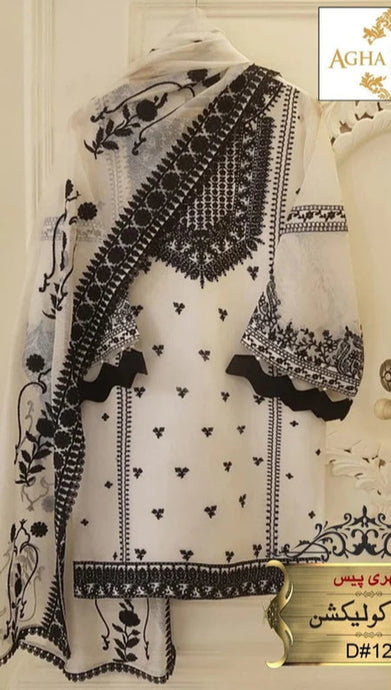 KY- Lawn Dress D- 062