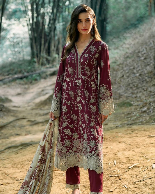KY- Lawn Dress D- 164