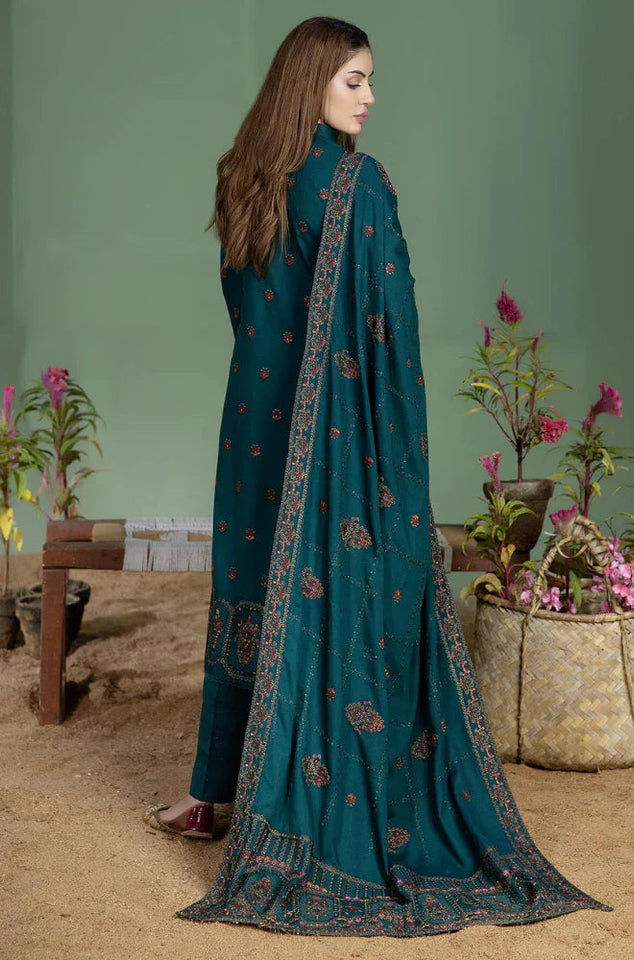 Dhanak 3-Piece Embroidered Dress D-GD 1101