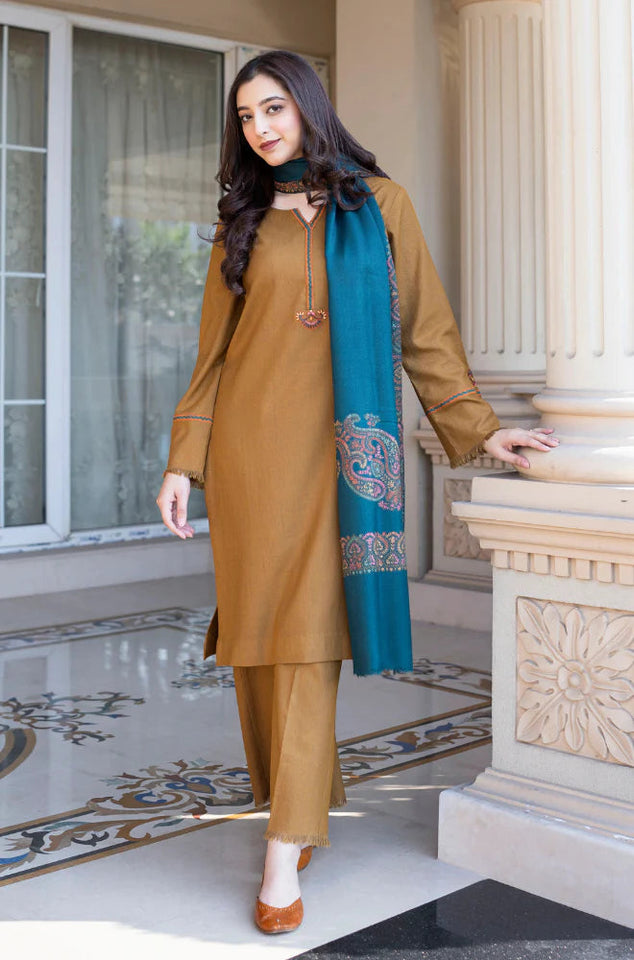 Dhanak 3-Piece Embroidered Dress D-GD 1108