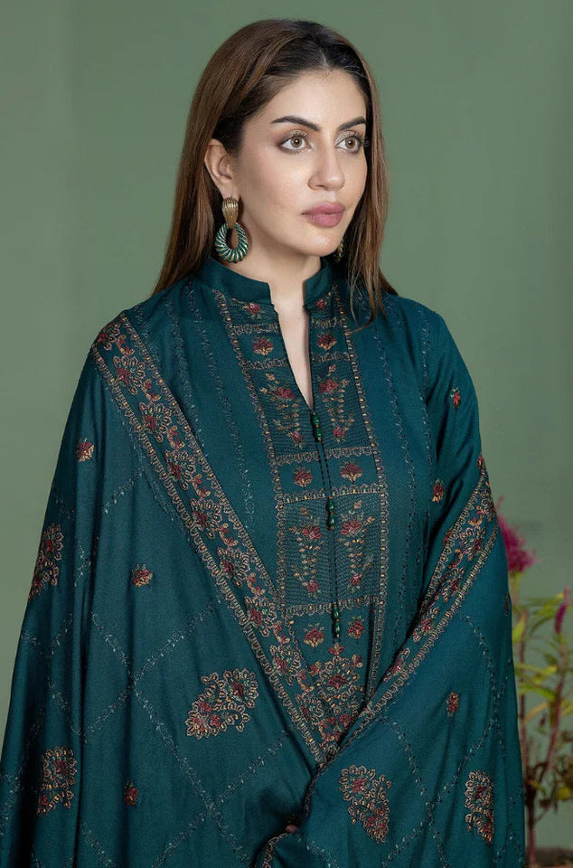 Dhanak 3-Piece Embroidered Dress D-GD 1101
