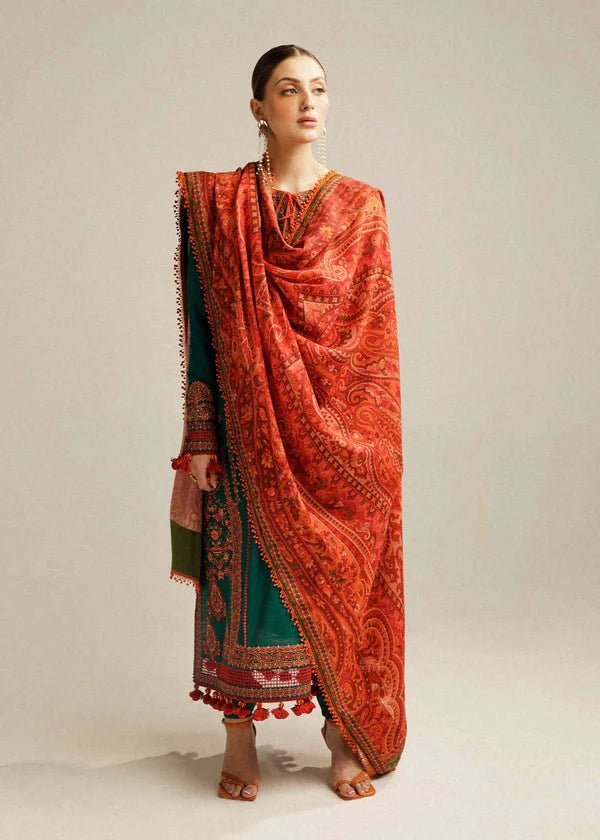 Dhanak 3-Piece Embroidered Dress D-GD T19