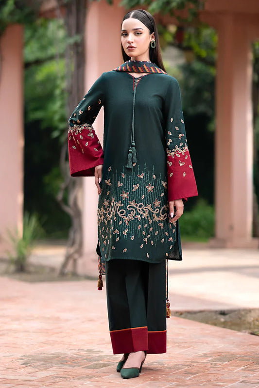 KY- Lawn Dress D- 154