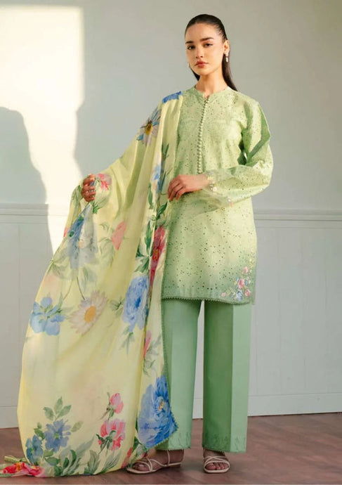 KY- Lawn Dress D- 088