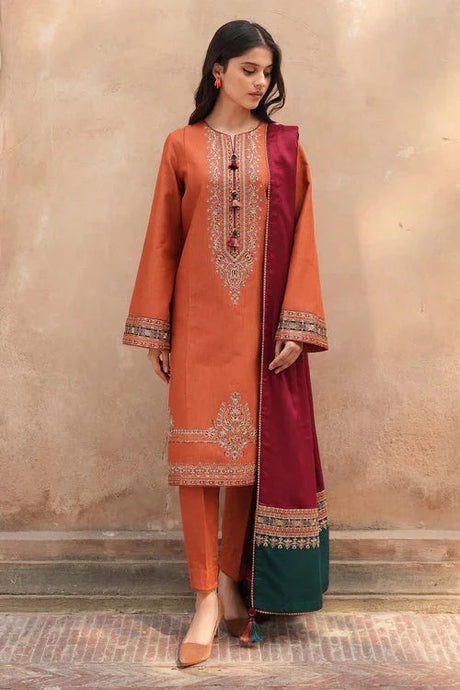 KY- Lawn Dress D- 049