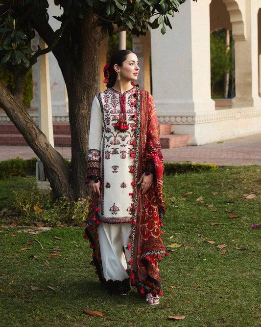 KY- Lawn Dress D- 097