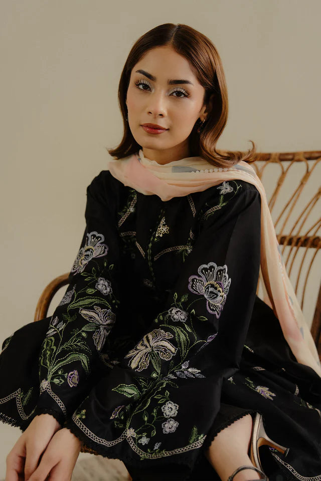 Dhanak 3-Piece Embroidered Dress D-GD T11