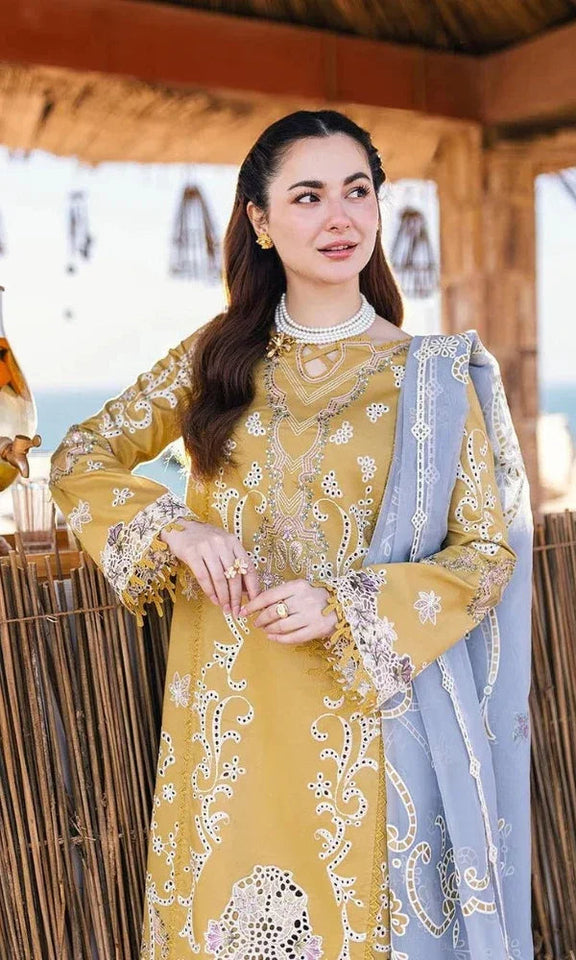 Dhanak 3-Piece Embroidered Dress D-GD 76