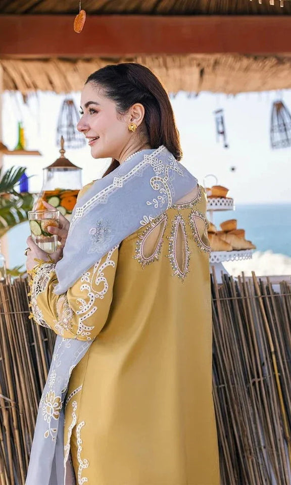 Dhanak 3-Piece Embroidered Dress D-GD 76
