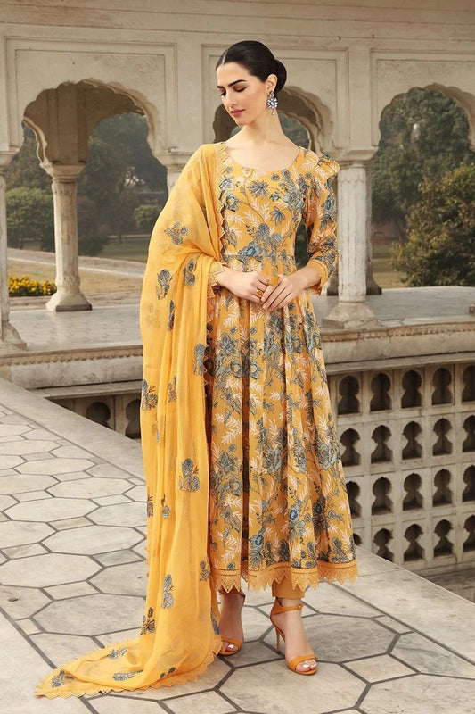 KY- Lawn Dress D- 045