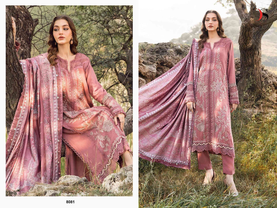 Dhanak 3-Piece Embroidered Dress D-GD 55