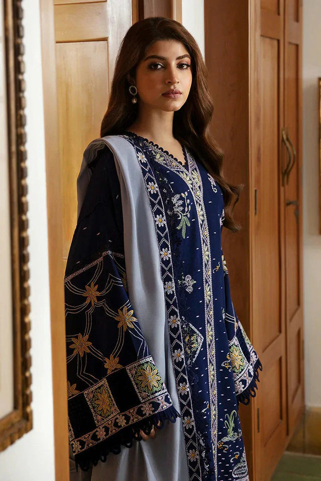 Dhanak 3-Piece Embroidered Dress D-GD 70