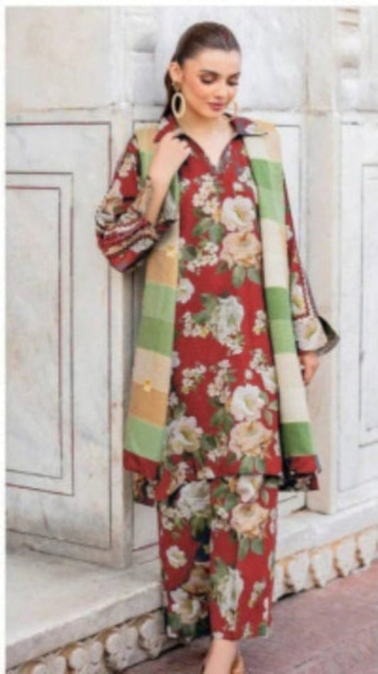 KY- Lawn Dress D- 120