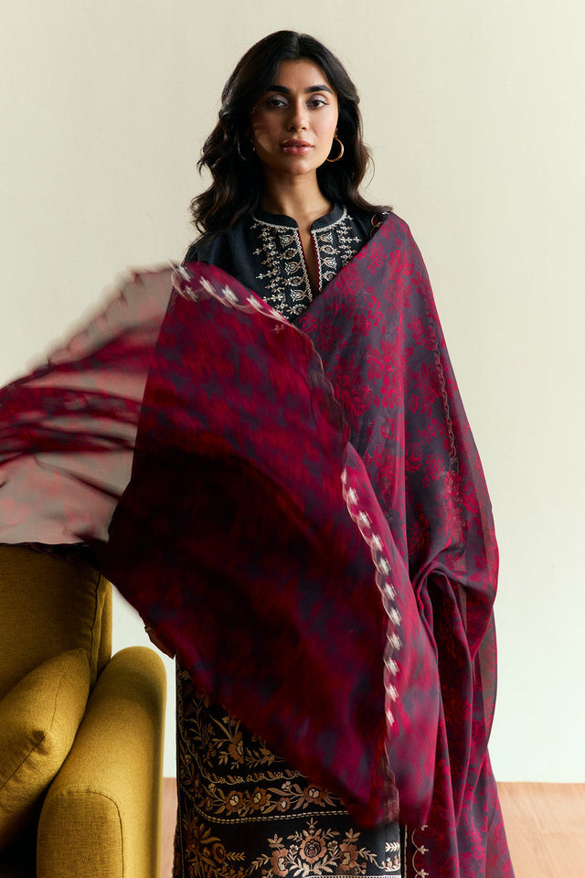 Dhanak 3-Piece Embroidered Dress D-GD 60