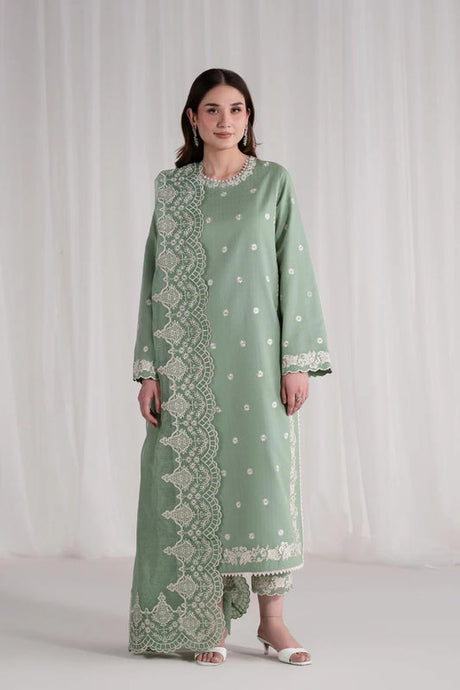 KY- Lawn Dress D- 064