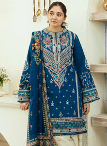 Dhanak 3-Piece Embroidered Dress D-GD 31