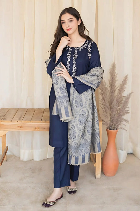 KY- Lawn Dress D- 020