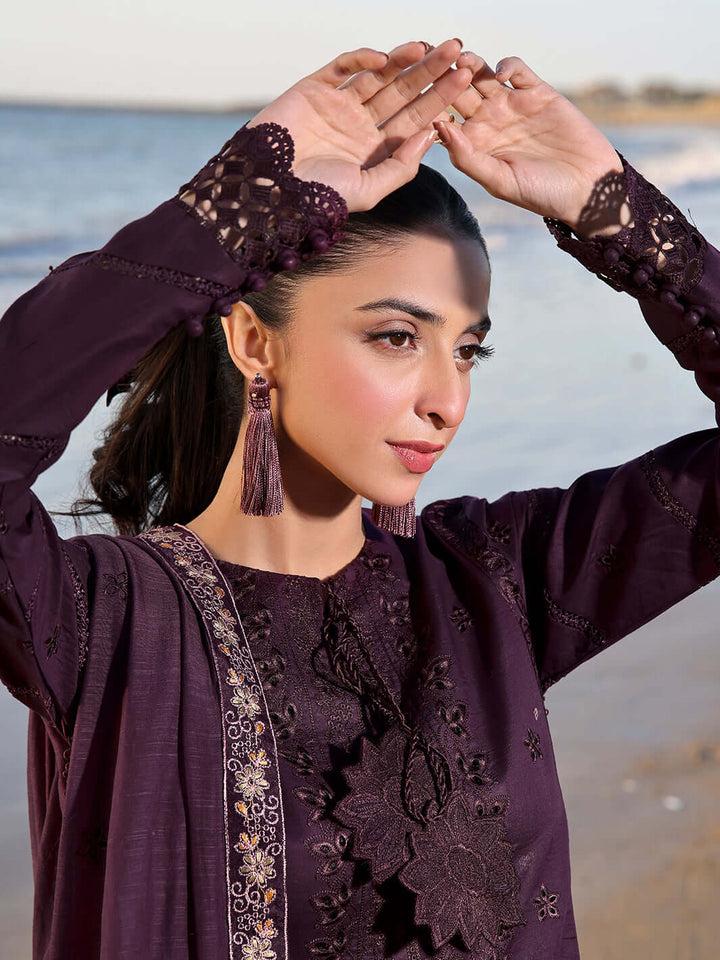 Dhanak 3-Piece Embroidered Dress D-GD 26