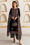 KY 7001 Embroidered Velvet Dress with Organza Embroidered Dupatta