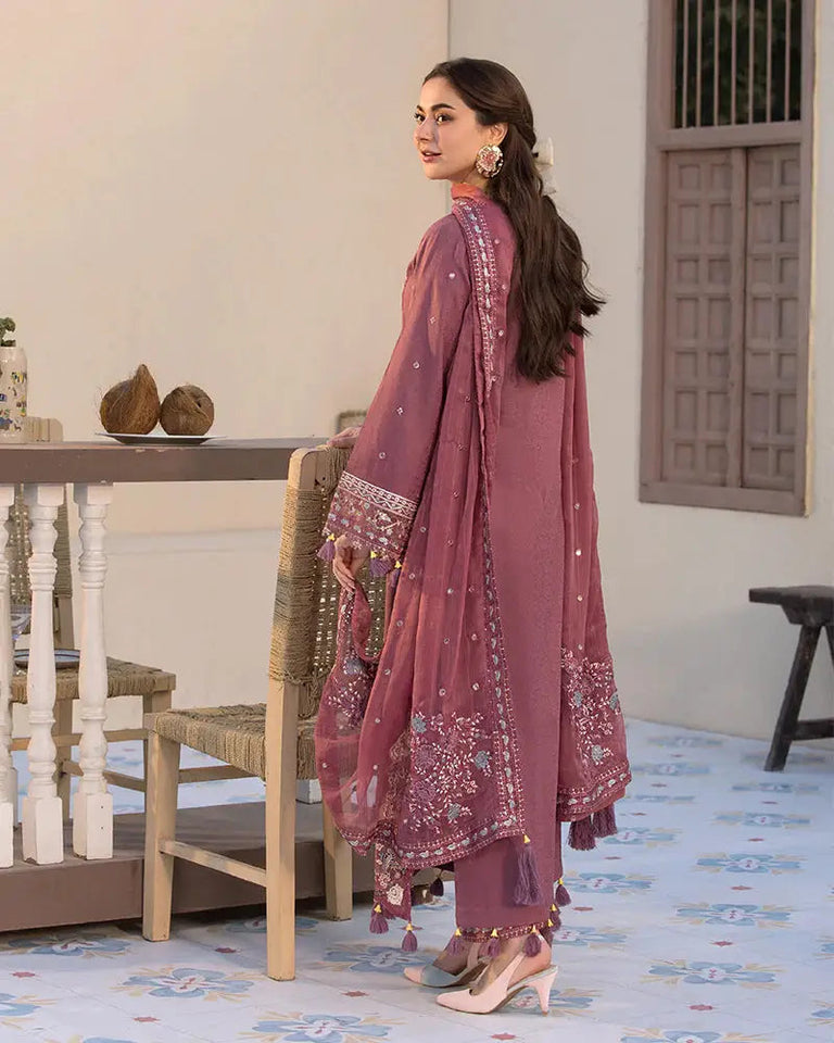 Dhanak 3-Piece Embroidered Dress D-GD 46